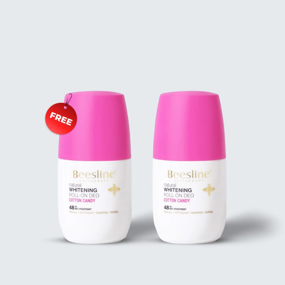 رول مزيل عرق Beesline برائحة نعومة القطن 50 مل - عرض 1+1 مجاني