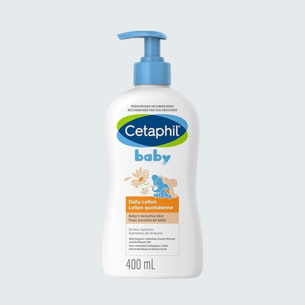⁦سيتافيل لوشن يومي للأطفال بالآذريون – 400 مل|CETAPHIL BABY DAILY LOTION CALENDULA 400ML⁩ - الصورة ⁦1⁩