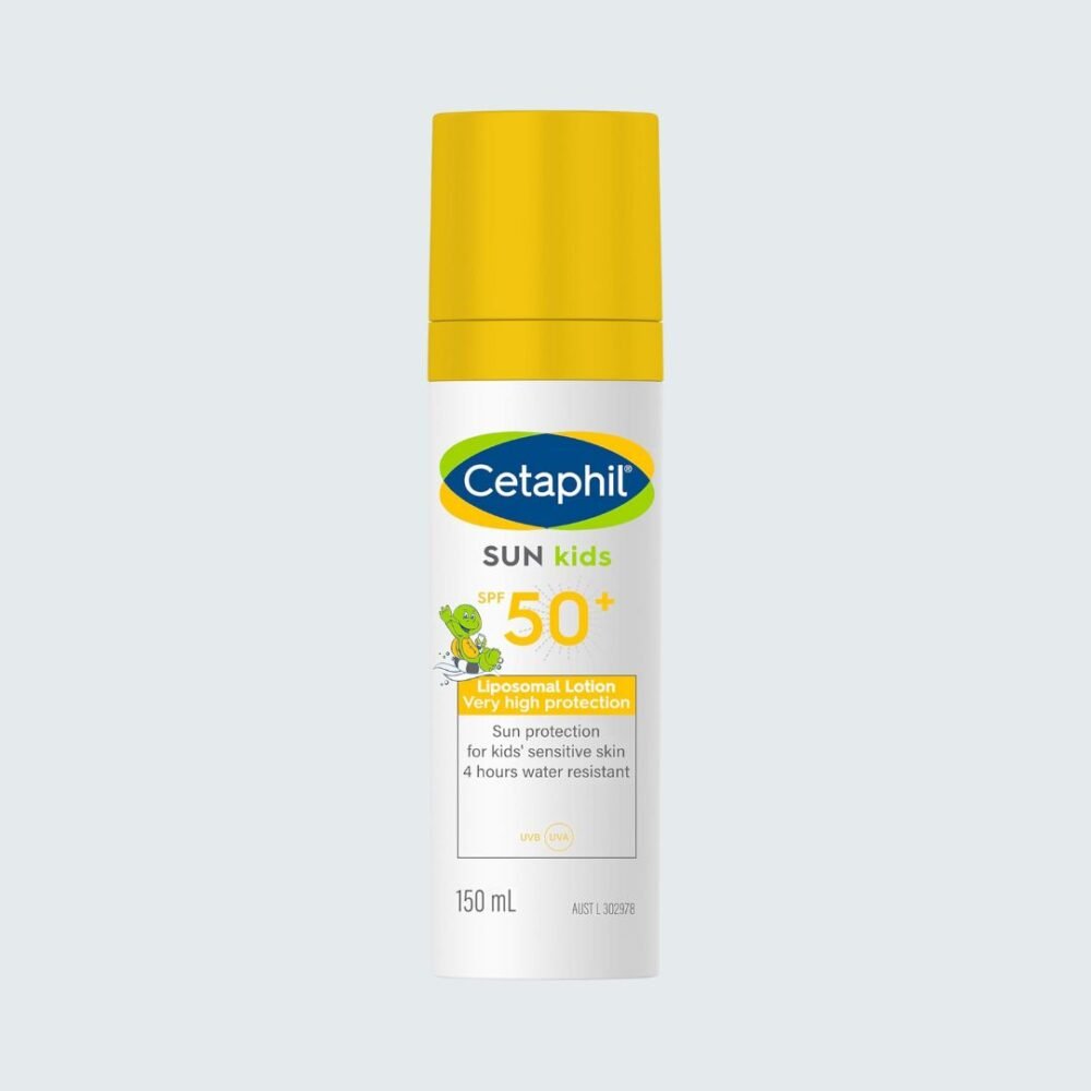 ⁦سيتافيل لوشن شمس للأطفال +SPF50 بتركيبة الليبوزوم – 150 مل|CETAPHIL SUN KIDS SPF50+ LIPOSOMAL LOTION 150ML⁩ - الصورة ⁦1⁩