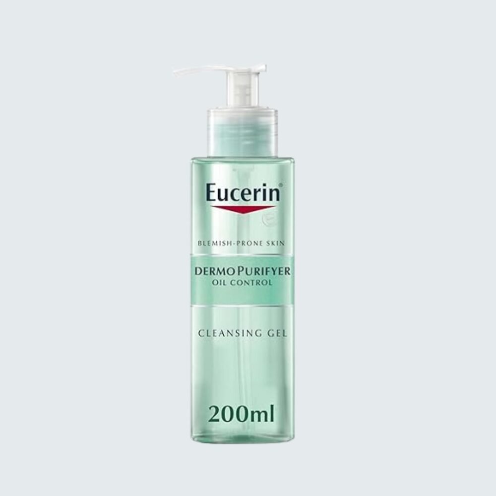 ⁦يوسيرين ديرمو بيوريفاير جل منظف للبشرة الدهنية المعرضة للشوائب – 200مل / Eucerin DermoPurifyer Oil Control Cleansing Gel – 200ml⁩ - الصورة ⁦1⁩